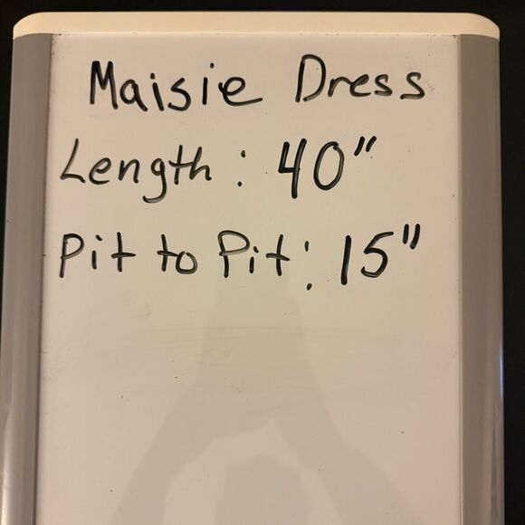 Maisie Riviera Smocked Bodice Midi Dress – Navy/Ivory Geo | Size Large - Picture 11 of 11